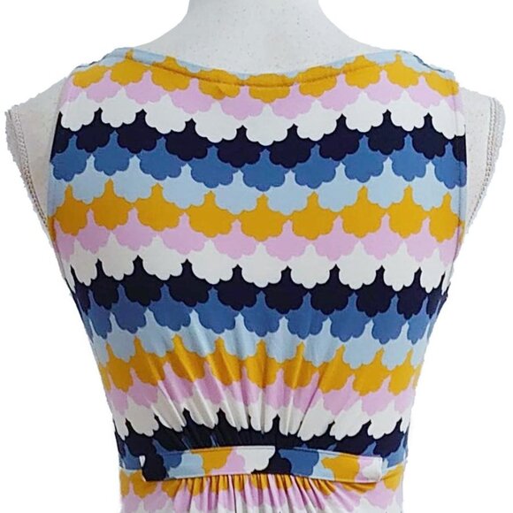 Boden Scallop Stripe Maxi Dress - Picture 6 of 11